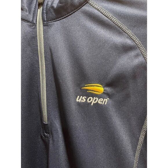 Vansport US Open 1/4 Zip Long Sleeve Womens Medium Tennis - Picture 2 of 5